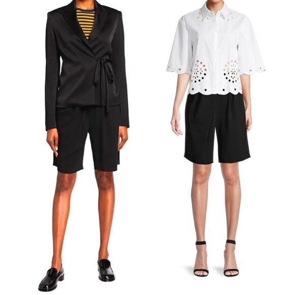 JASON WU Asymmetrical Draped Shorts Asymmetrical  BNWT - Picture 1 of 11